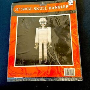 Vintage 32” Skeleton Dangler